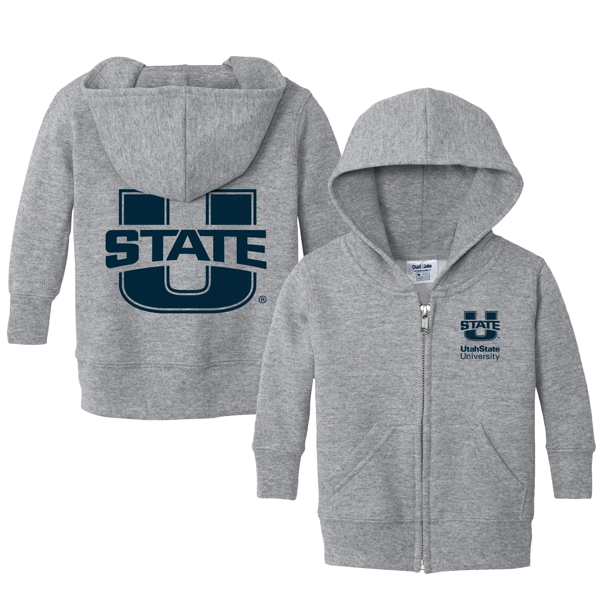 Utah State Aggies Logo Infant Full-Zip Sweatshirt