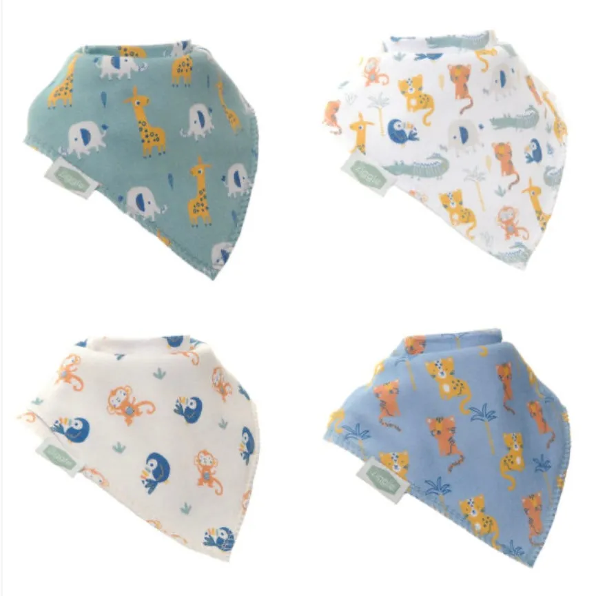 Ziggle - Savanna Animals Bib Set